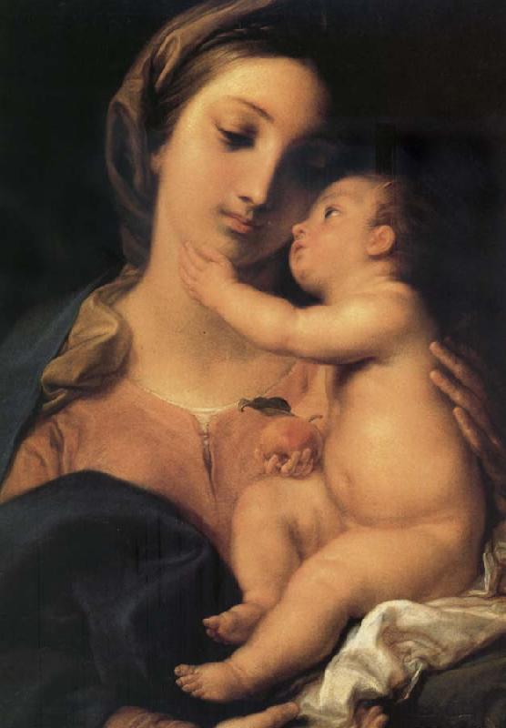 Pompeo Batoni The Madonna and the Nino oil painting image